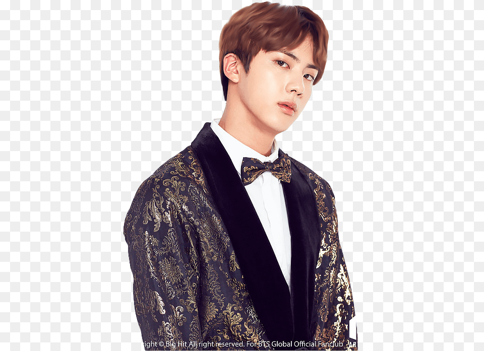 Kim Seokjin Render, Accessories, Tie, Suit, Tuxedo Png Image