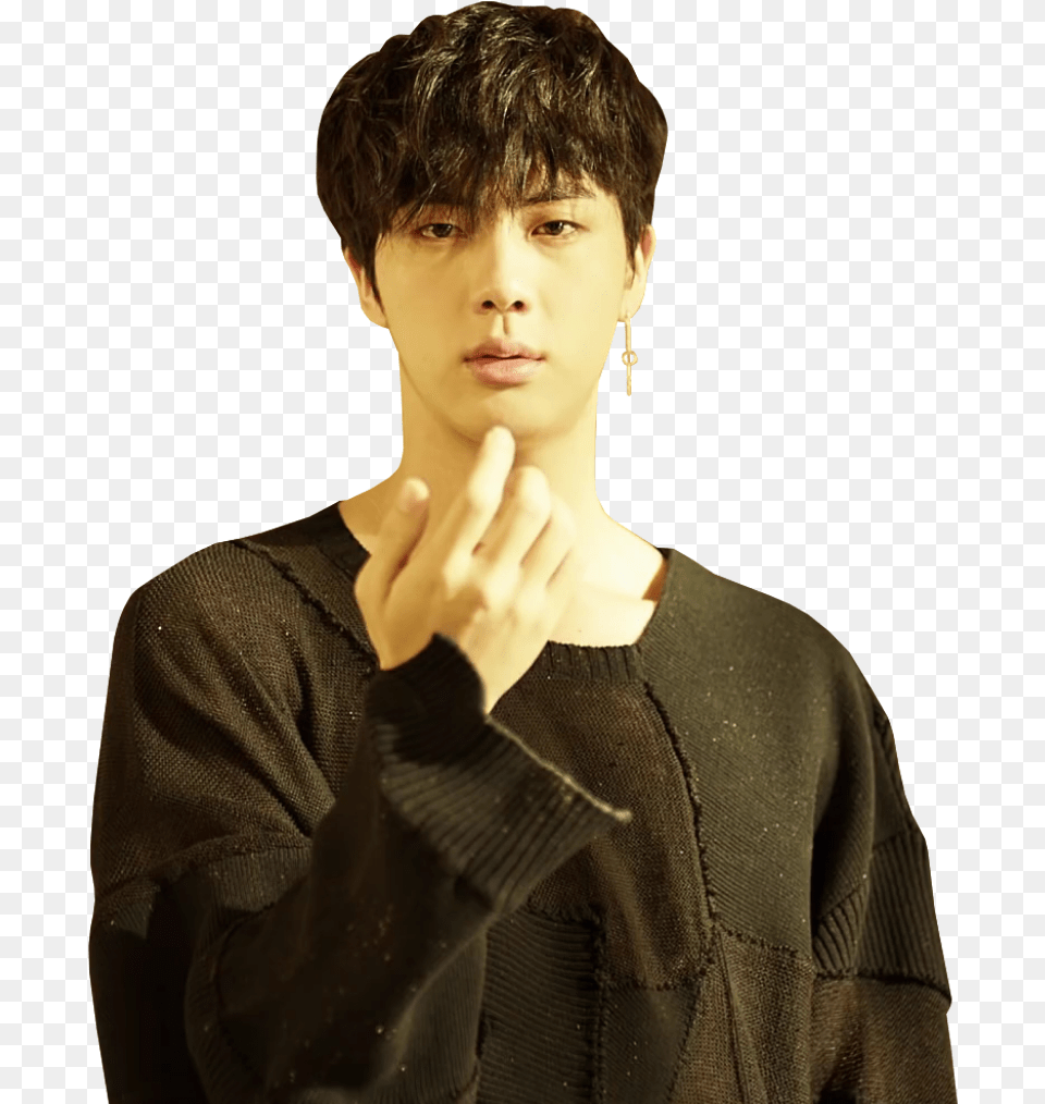 Kim Seokjin Sticker Member Bts Fake Love, Teen, Boy, Person, Male Png Image