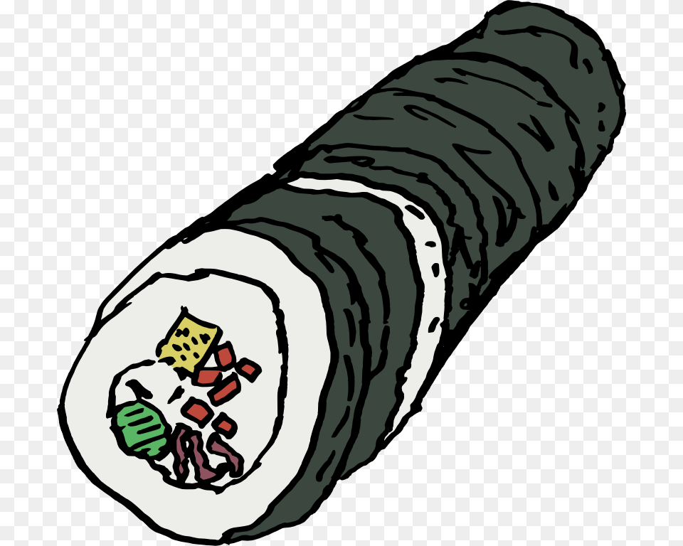 Kimbap Clipart, Dish, Meal, Food, Person Png Image