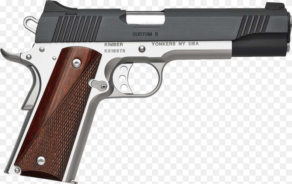 Kimber Two Tone, Firearm, Gun, Handgun, Weapon Free Transparent Png