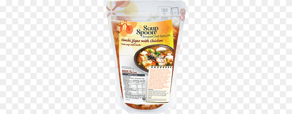 Kimchi Jjigae With Chicken Soup Spoon, Advertisement, Food, Lunch, Meal Png Image