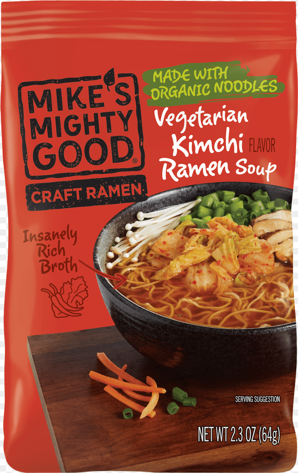 Kimchi Ramen Noodle Bowl Mike39s Mighty Good Ramen, Food, Meal, Dish, Pasta Free Transparent Png