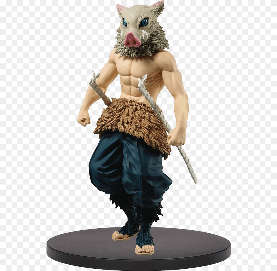 Kimetsu No Yaiba Inosuke Figure, Figurine, Person Png Image