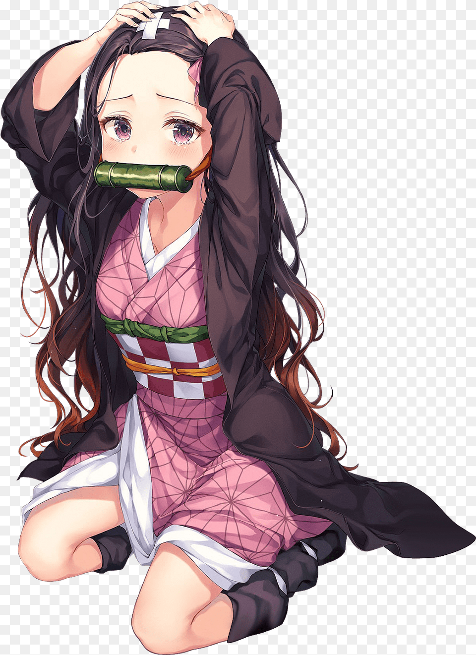 Kimetsu No Yaiba Nezuko Demon Slayer Demon Slayer Nezuko, Fashion, Book, Clothing, Comics Free Png Download