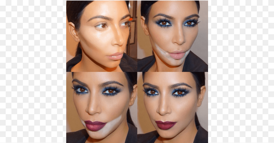 Kimkardashian Instagram Contours Makeup, Adult, Face, Female, Head Free Transparent Png