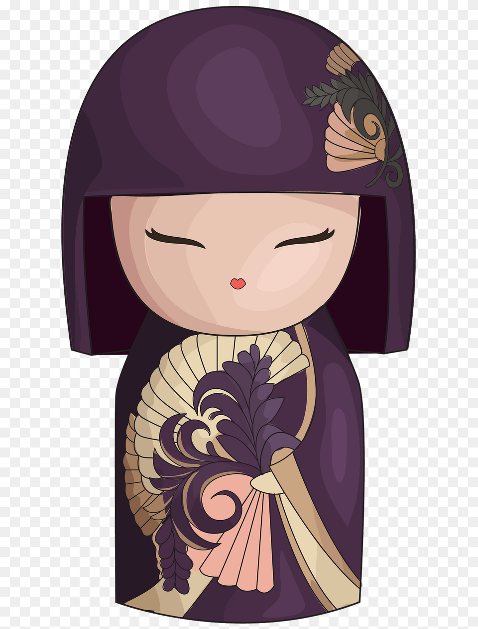 Kimmi Doll Purple Clipart, Clothing, Robe, Gown, Formal Wear Free Transparent Png