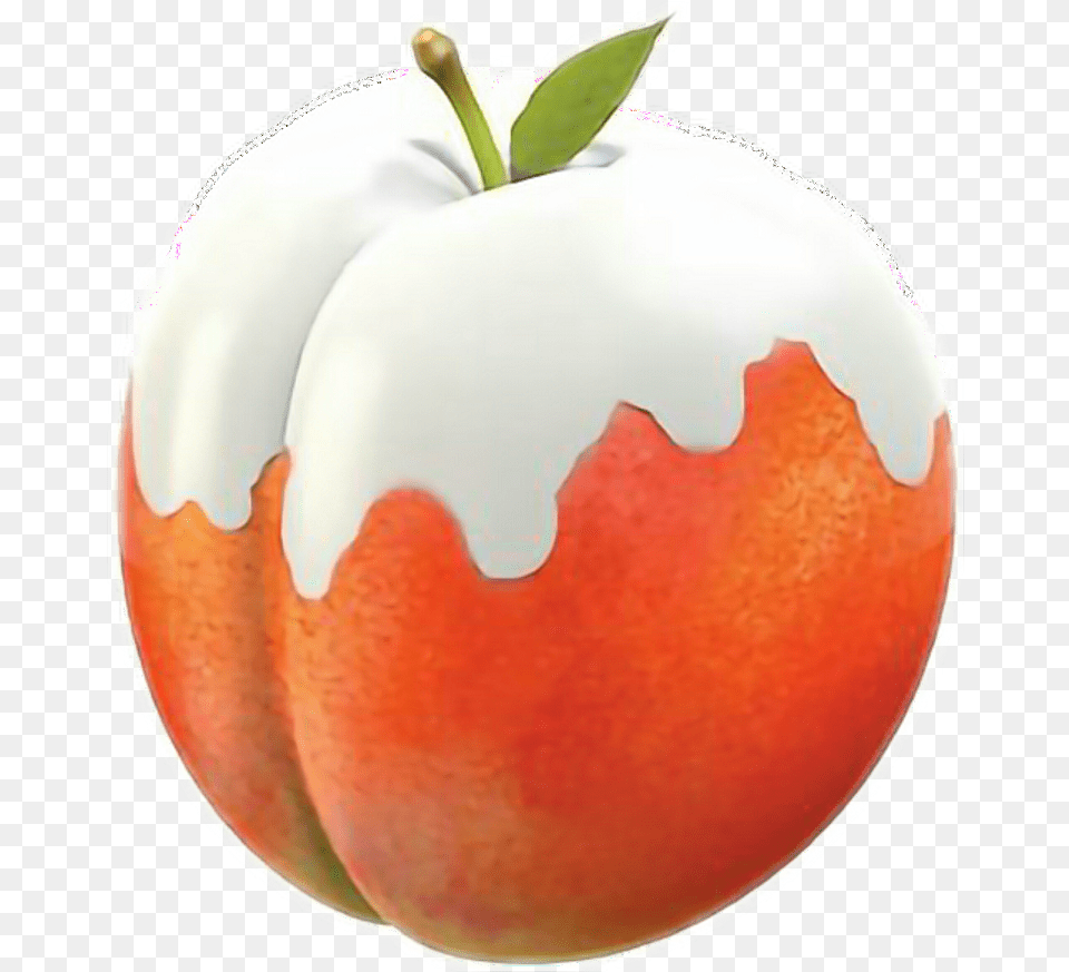Kimoji Peach Cream Kim Kardashian Peaches And Cream, Food, Fruit, Plant, Produce Png Image