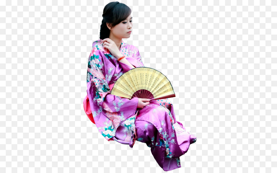 Kimono, Adult, Robe, Person, Gown Png Image