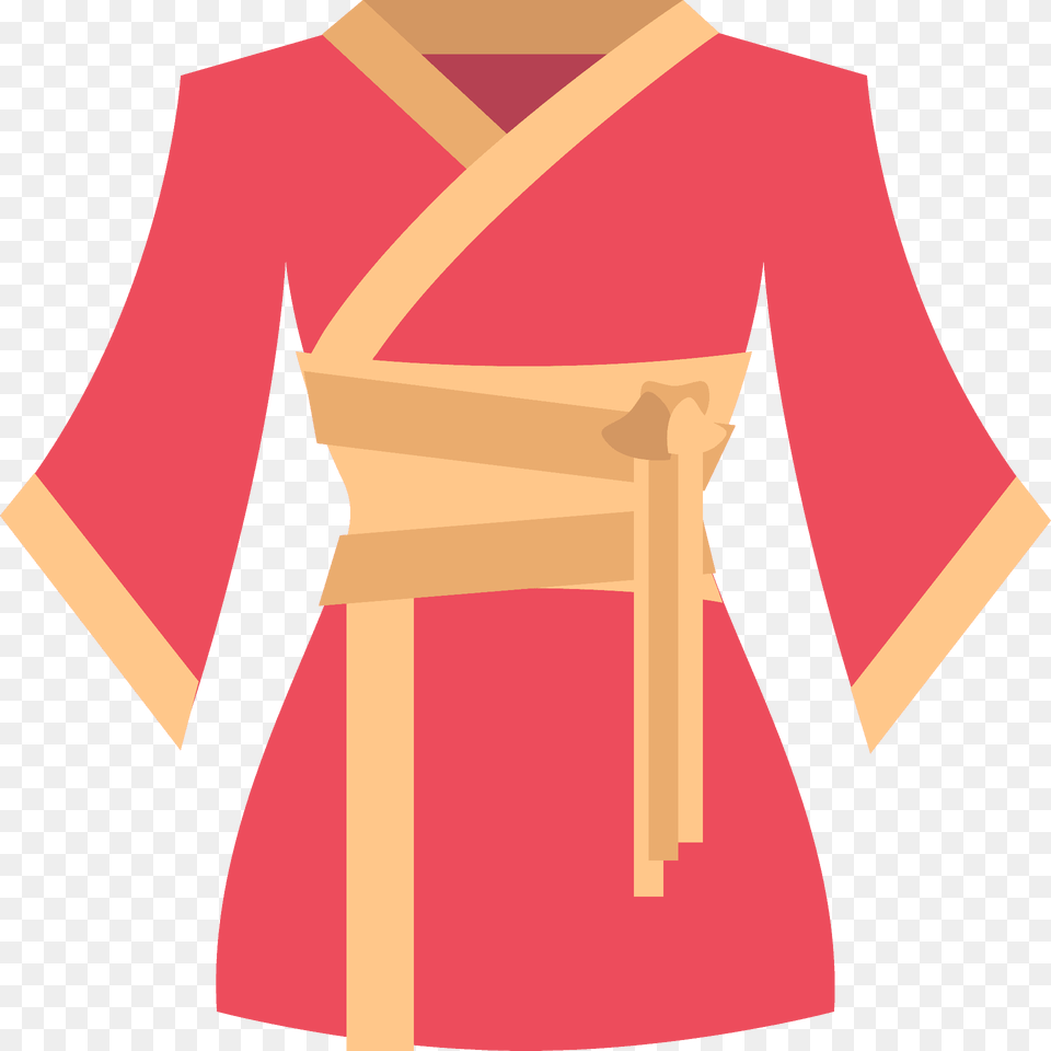 Kimono Emoji Clipart, Clothing, Dress, Fashion, Formal Wear Free Png Download