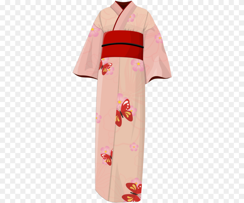 Kimono Japanese Dress, Robe, Gown, Formal Wear, Fashion Png
