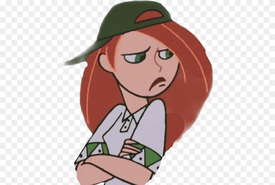 Kimpossible Kim 90s Cartoon Animated Unstoppable Kim Possible Picsart, Baby, Clothing, Hat, Person Free Transparent Png