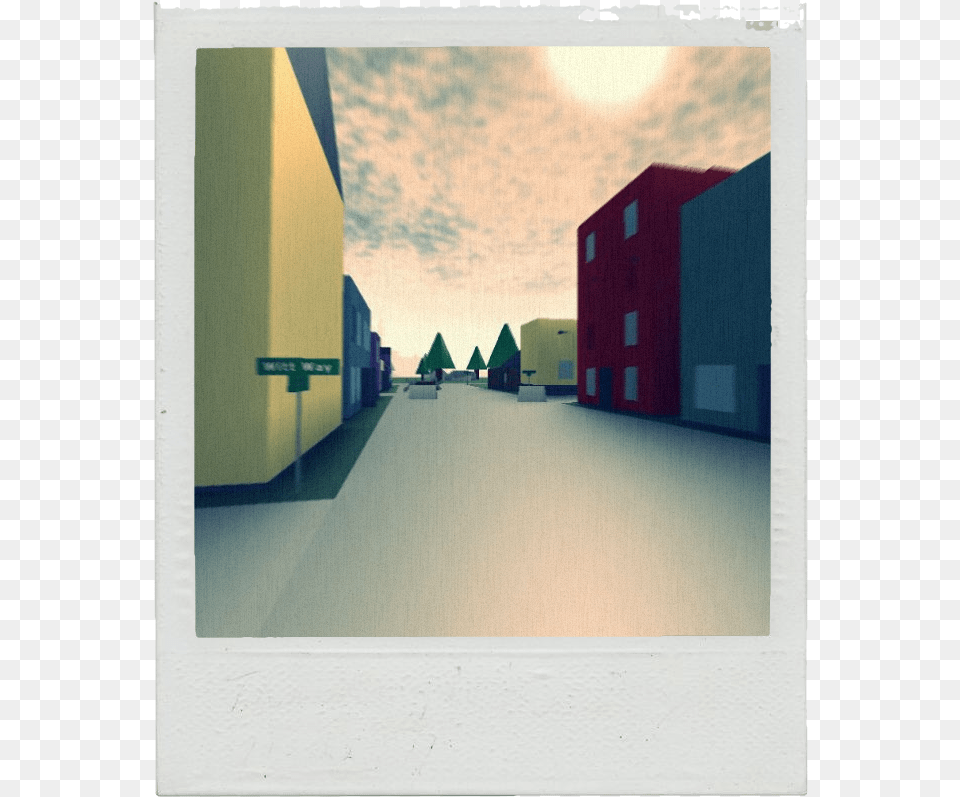 Kin Polaroid Polaroid, Urban, Architecture, Street, Building Png