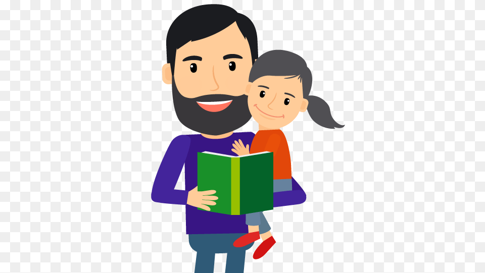 Kind Dad Clipart Explore Pictures, Person, Reading, Baby, Face Png Image