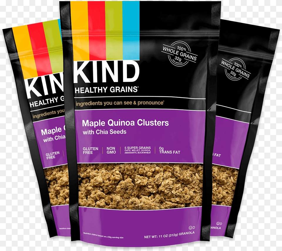 Kind Granola Cinnamon Oat Clusters, Breakfast, Food, Grain, Produce Free Transparent Png