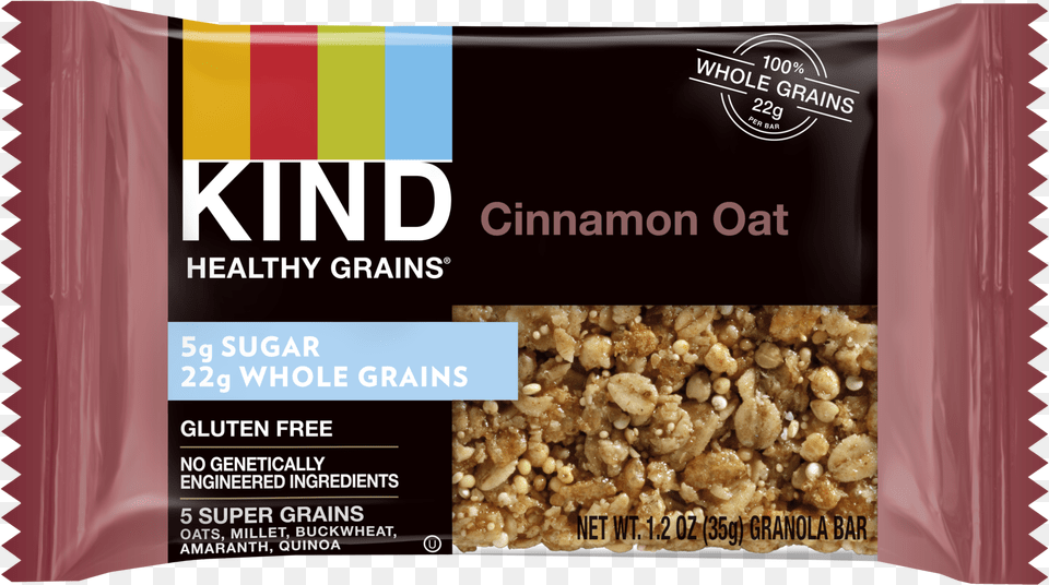 Kind Healthy Grains Bar Cinnamon Oat Dark Chocolate Kind Bar, Food, Produce Free Png