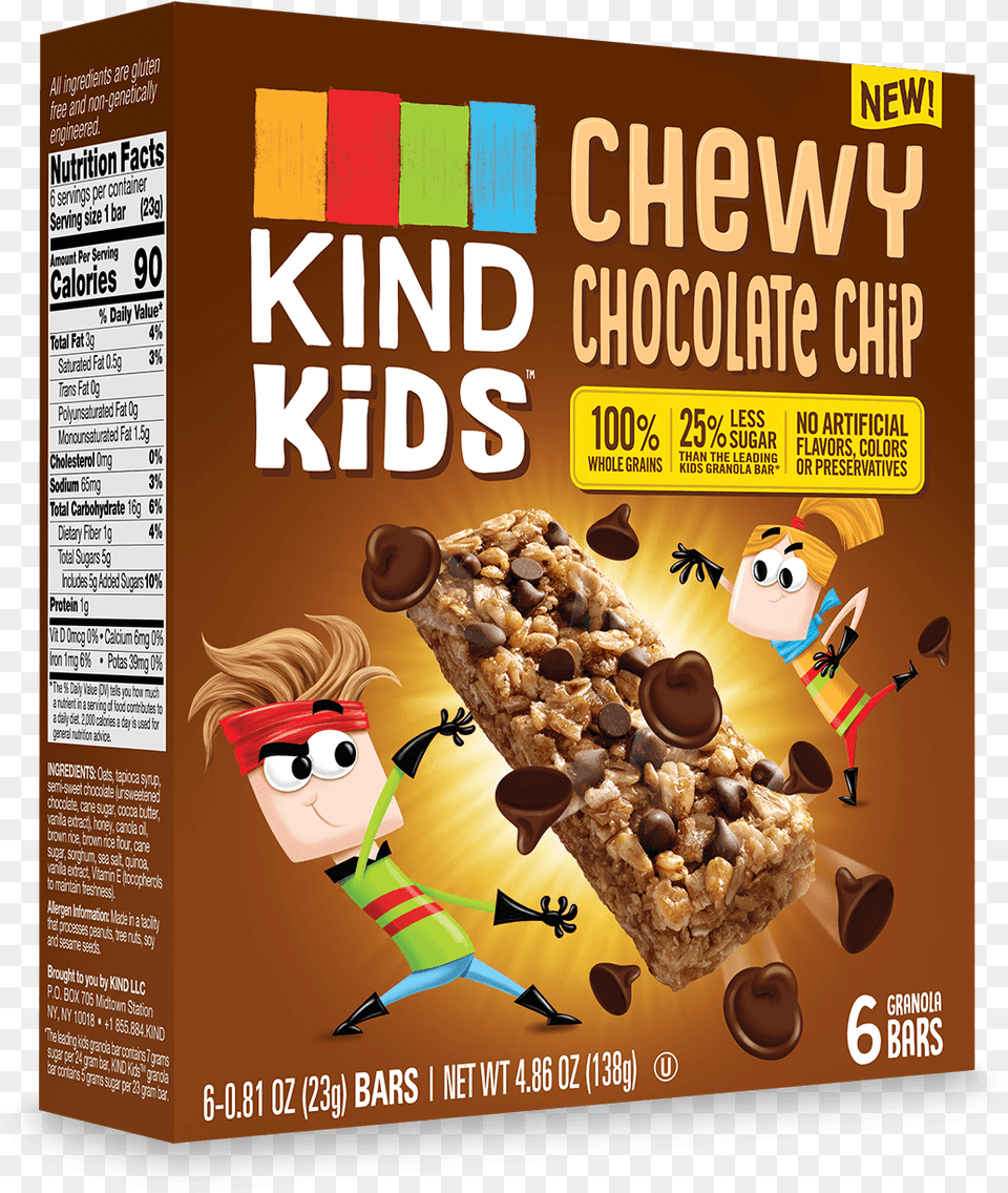 Kind Kids Granola Bars, Advertisement, Adult, Poster, Person Free Png