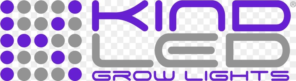 Kind Led Grow Light Logo, Purple, Text Png