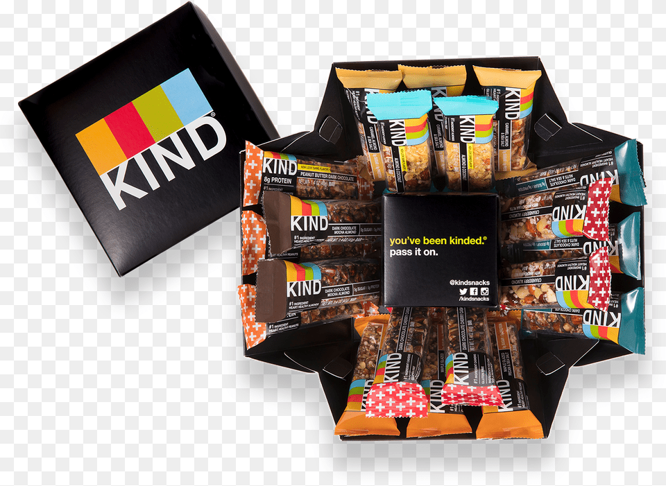 Kind Variety Cube Kind Bar Cube, Food, Sweets, Candy, Advertisement Free Transparent Png