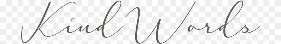 Kind Words Calligraphy, Handwriting, Text, Signature Png Image