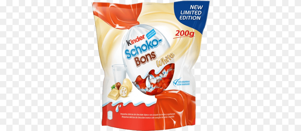 Kinder Schoko Bons Mini Huevos De Chocolate Blanco Kinder Schoko Bons White, Advertisement, Food Free Png