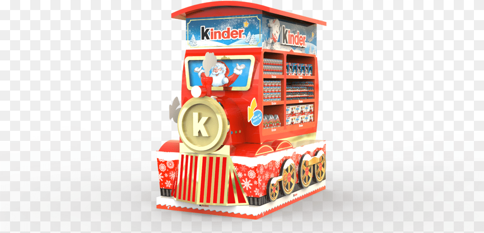 Kinder Surprise 2016 Xmas Interactive Train By Dustin Snack, Kiosk, Machine, Wheel, Baby Png