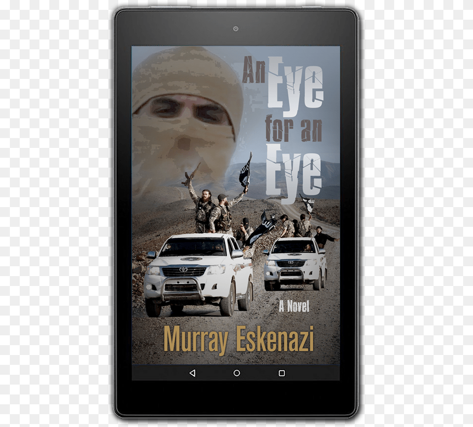 Kindle Fire An Eye For An Eye Eye For An Eye Nook Book Author Murray Eskenazi, Vehicle, Transportation, License Plate, Person Free Transparent Png
