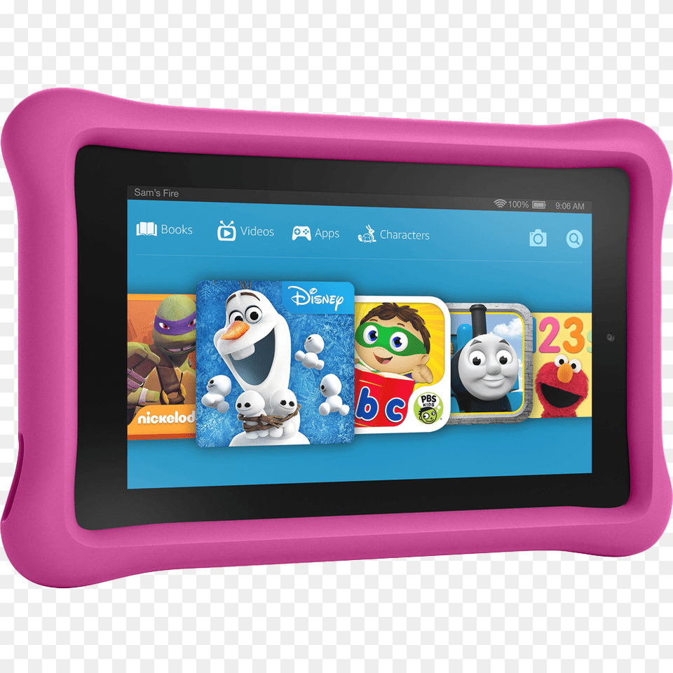 Kindle Fire Kids Edition Pink Background Fire Kids Tablet 7, Computer, Electronics, Tablet Computer, Animal Free Transparent Png