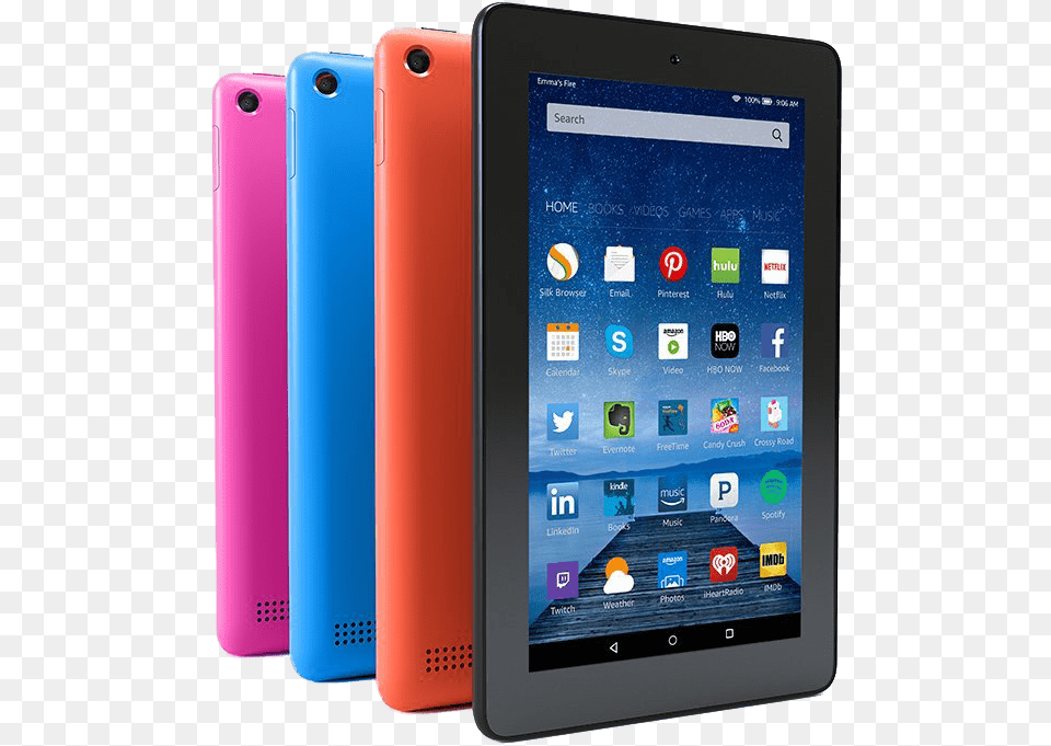 Kindle Fire Kindle Fire 7, Computer, Electronics, Tablet Computer, Mobile Phone Png