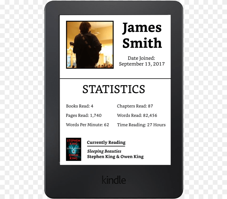 Kindle Stats Mobile App, Adult, Advertisement, Male, Man Free Png Download