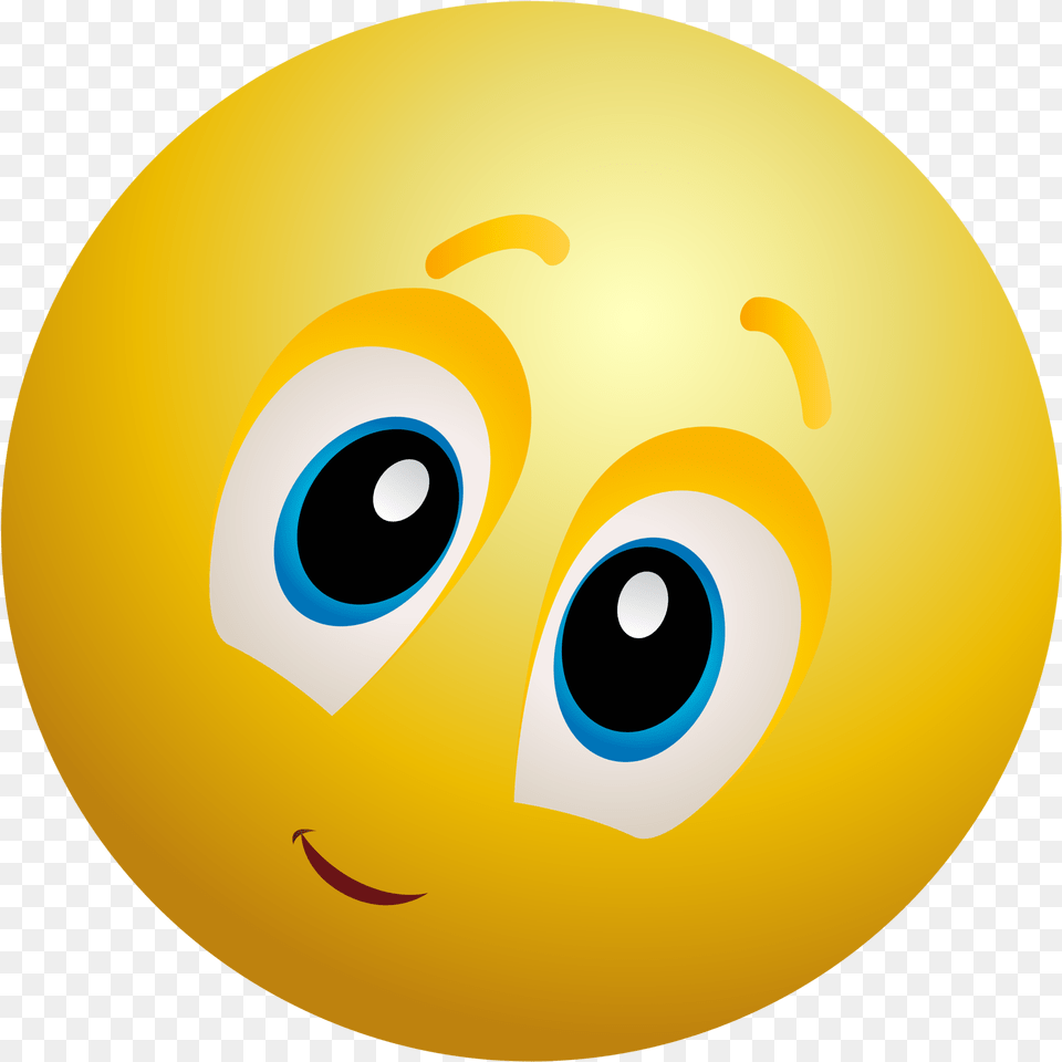 Kindly Face Emoticon Emoji Info Emotion Emoji Clipart, Sphere, Disk Free Png