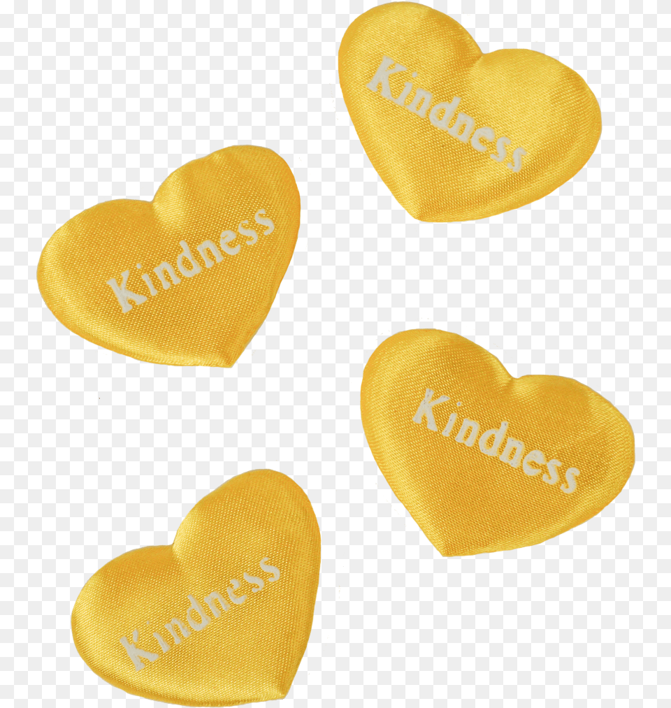 Kindness Yellow Printed Heart U201ckindnessu201d 250pcs Per Heart, Food, Sweets Free Transparent Png