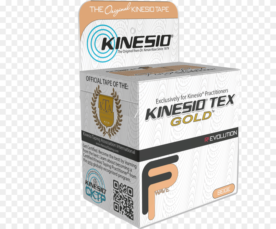 Kinesio Tape Tex Gold Fp Kinesio Tex Gold Fp Wave Tape, Box, Cardboard, Carton, Qr Code Free Png