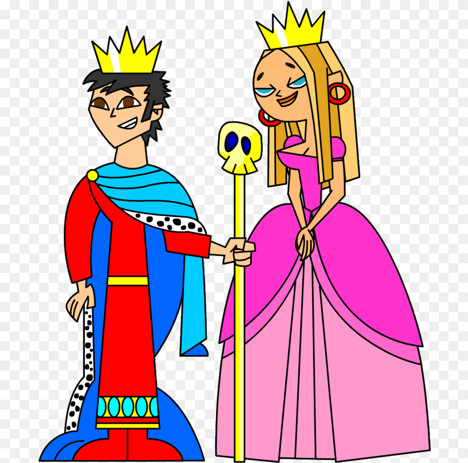 King And Queen Cartoon, Person, Book, Publication, Comics Png Image