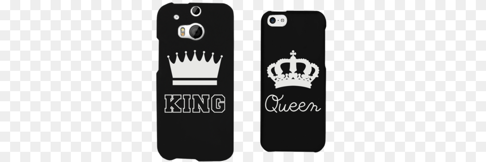 King And Queen Crown Matching Couple Couples Phone Cases, Accessories, Electronics, Mobile Phone, Jewelry Free Png