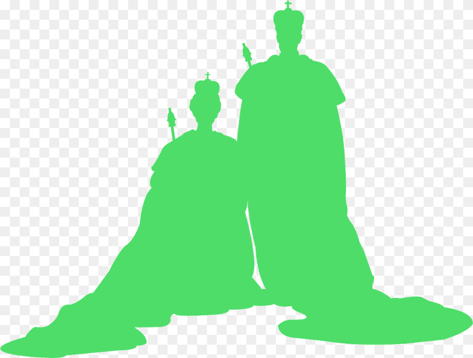 King And Queen King And Queen Silhouette, Clothing, Dress, Fashion, Formal Wear Free Png