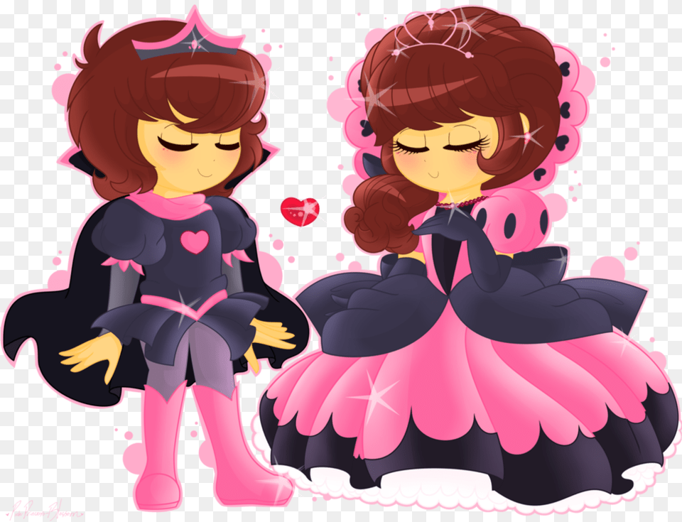 King And Queen Of Hearts Alice In Wonderland Download Undertale Au Princess Frisk, Publication, Book, Comics, Art Free Transparent Png