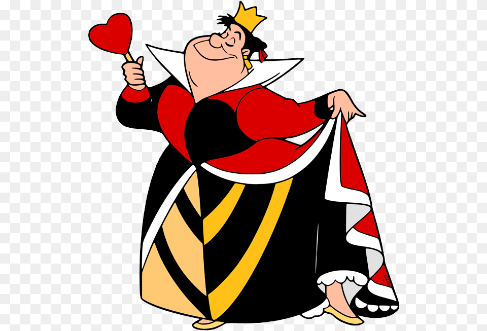 King And Queen Of Hearts Clip Art Cartoon Queen Of Hearts Alice In Wonderland, Adult, Female, Person, Woman Free Transparent Png