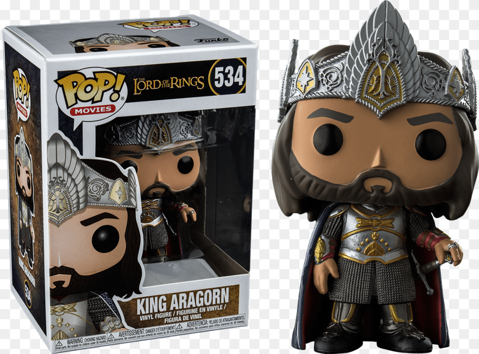 King Aragorn Funko Pop, Adult, Female, Figurine, Person Png Image