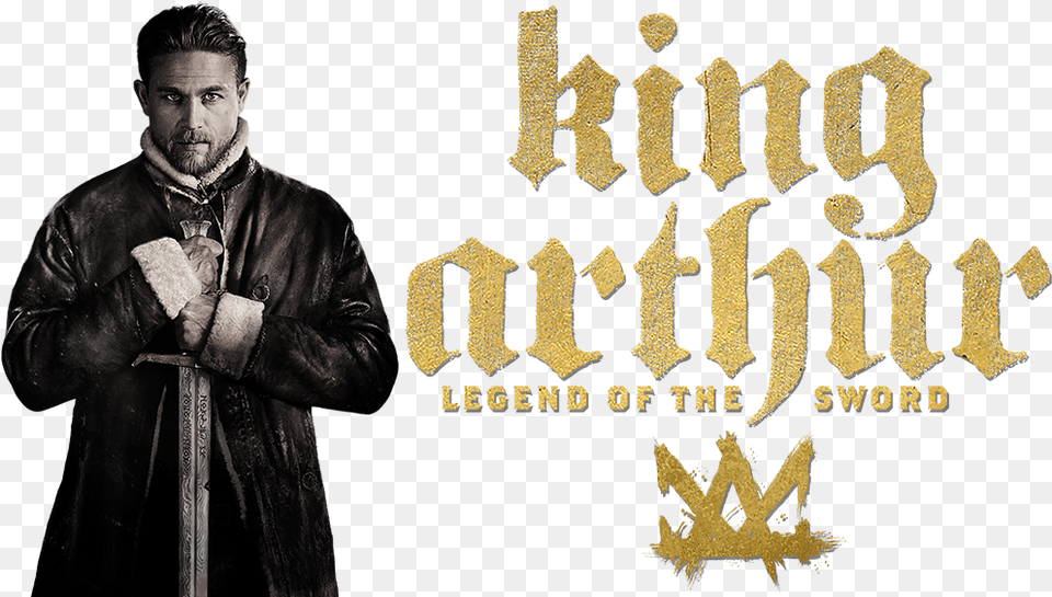 King Arthur Legend Of The Sword Album Cover, Adult, Person, Clothing, Coat Png Image