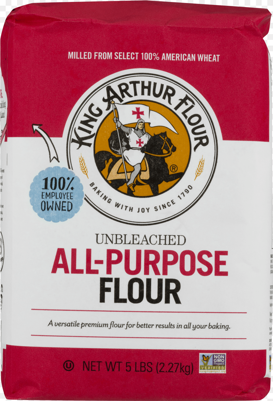 King Arthur Unbleached All Purpose Flour, Food, Powder, Person Png