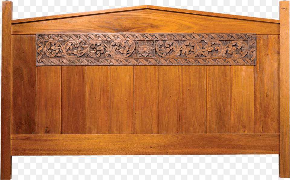 King Bed Headboard Sideboard, Hardwood, Indoors, Interior Design, Plywood Free Png Download