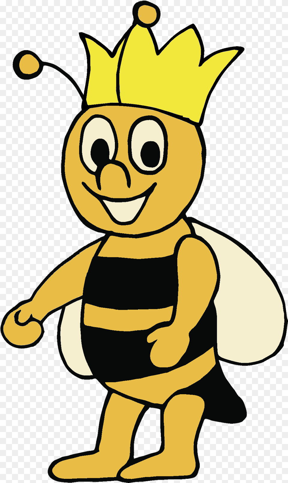 King Bee Guard Bee Cartoon, Baby, Person, Animal, Invertebrate Free Transparent Png