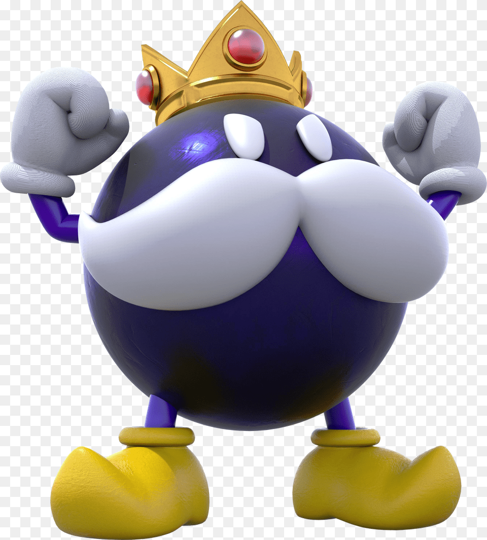 King Bob Omb Super Mario King Bob Omb, Accessories, Toy, Jewelry Free Transparent Png