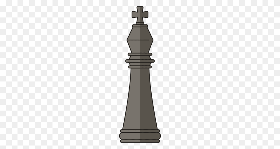 King Chess Figure Black, Cross, Symbol Png