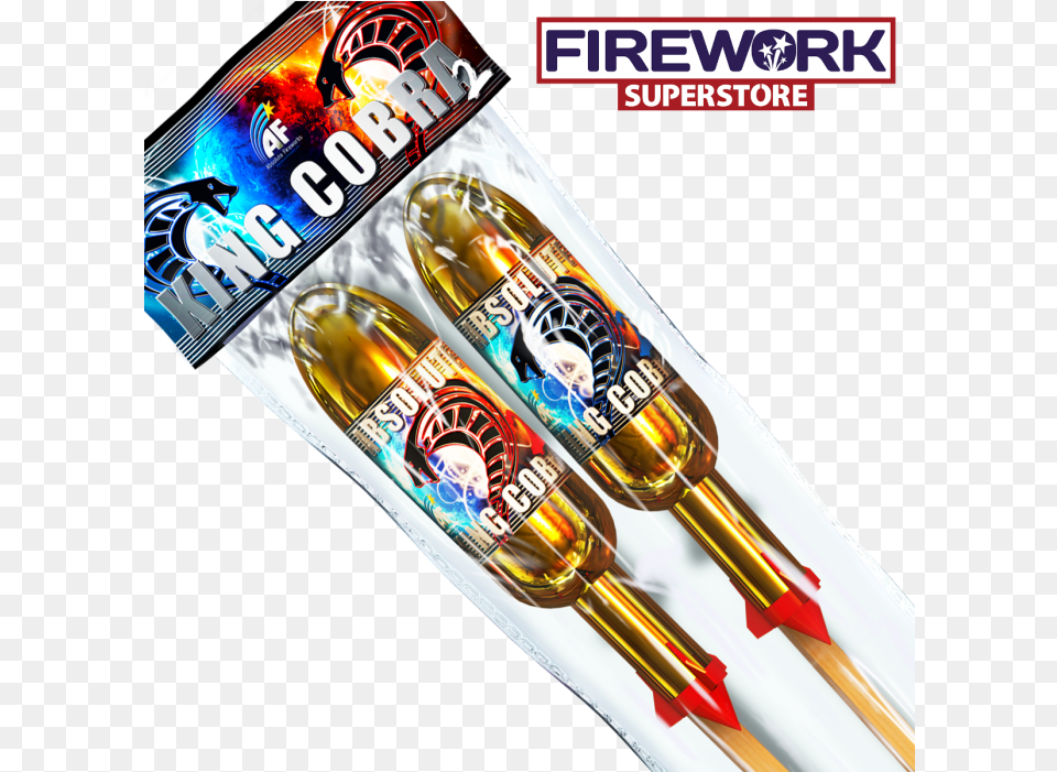 King Cobra Ii 2 Rocket Pack Firework Rocket King Rocket, Can, Tin Free Png Download