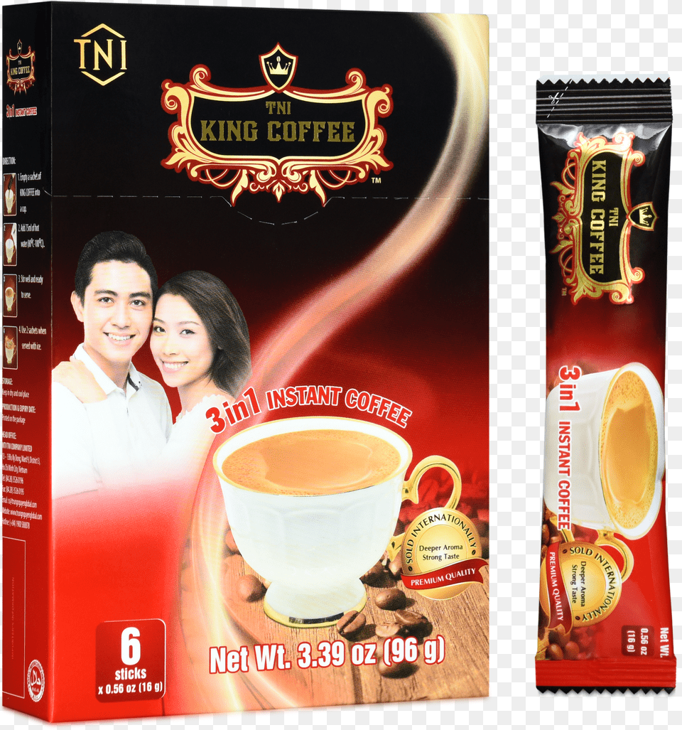 King Coffee 3 In 1 Instant Box 20 Sachets Free Transparent Png
