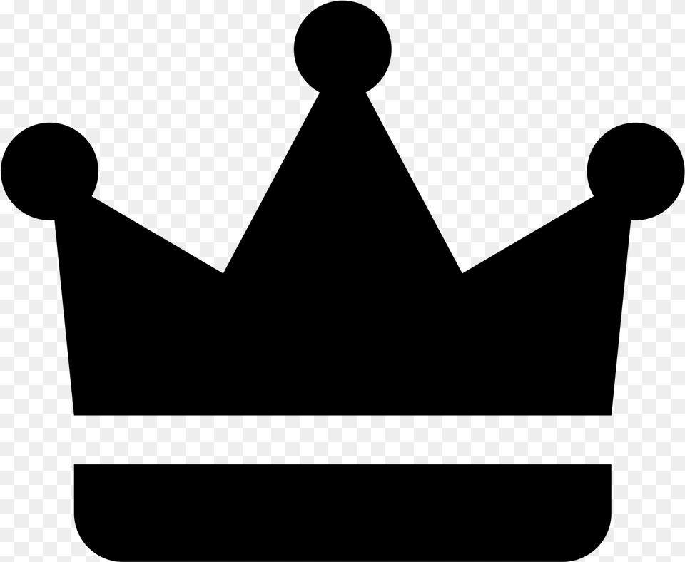 King Crown Black, Gray Free Png Download
