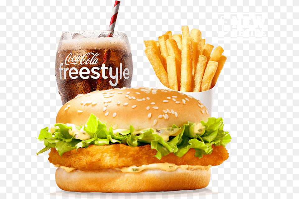 King Fish Burger King, Food, Alcohol, Beer, Beverage Free Png Download