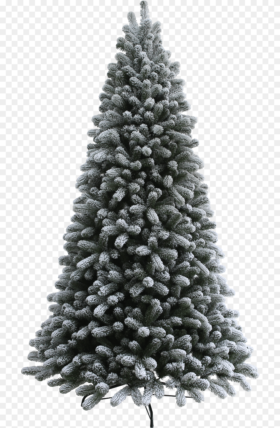 King Flock Quick Shape Artificial Christmas Tree With 1650 Warm White Led Lights, Fir, Plant, Pine Png Image