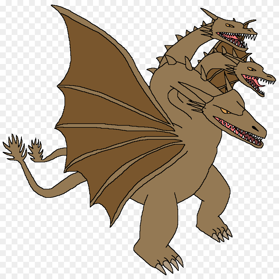 King Ghidorah Godzilla Series Fanon Wiki Fandom Powered, Animal, Dinosaur, Reptile, Dragon Png